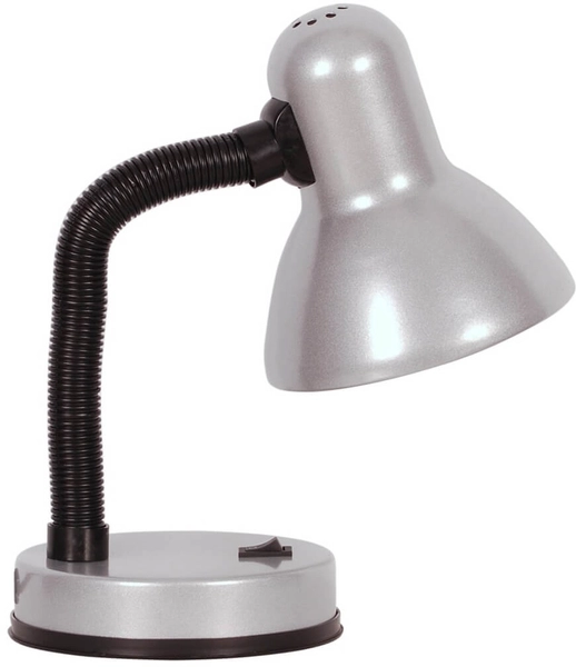 Metalowa lampka biurkowa Cariba K-MT-203 SREBRNY srebrna