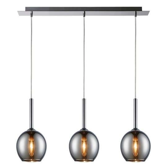 Molekułowa lampa wisząca MONIC MD1629-3A Copper szklana balls miedziana