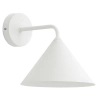 Minimalistyczna ścienna lampa Capital MLP2479 stożek biały