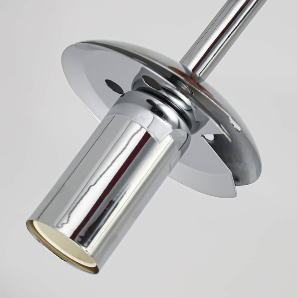 Kulista lampa wisząca Palla LP-2844/1P S CH szklana kula ball chrom