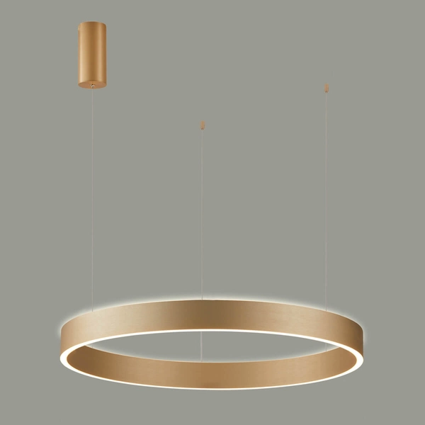 Ledowa lampa wisząca Brasco PND-56215D-100RPP-GD-3KS4K-TRDIMM Italux 100W 3000-4000K złoty