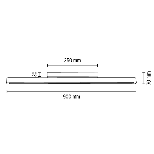 Ekologiczna lampa sufitowa FORESTIER 15716104 LED 12W 3000K drewno czarny