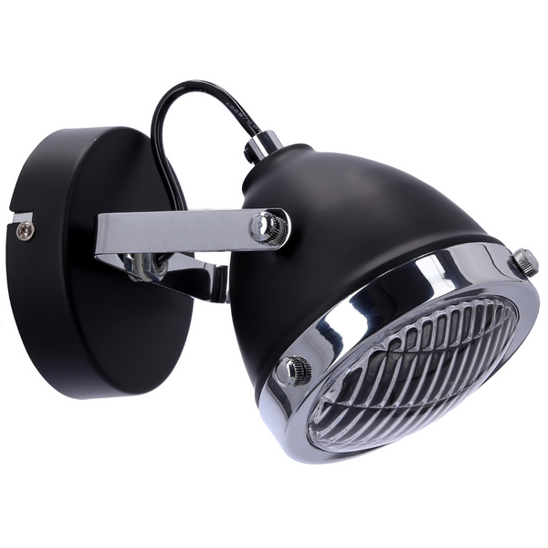Industrialny kinkiet Crazy 91-13293 Candellux do salonu czarny