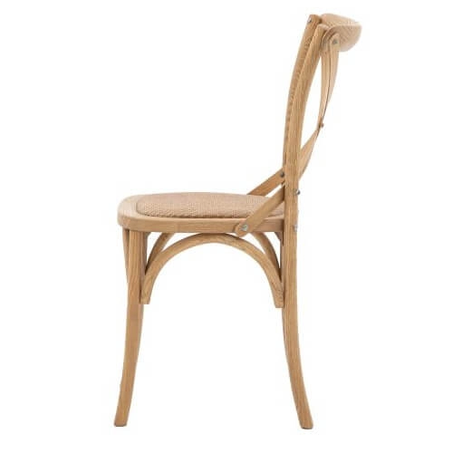 Drewniane krzesło do kuchni 2 sztuki Cafe 5059413872723 drewniane