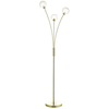 Lampa podłogowa do salonu Avari AVA4941 Dar Lighting balls kule mosiądz