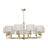 Wielopunktowy żyrandol Artu ART-ZW-10 (Z) klasyczny biały mosiądz
