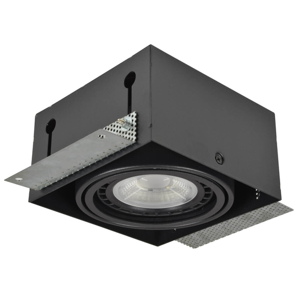 Wpustowa lampa sufitowa Nova AZ2872 ruchoma czarna