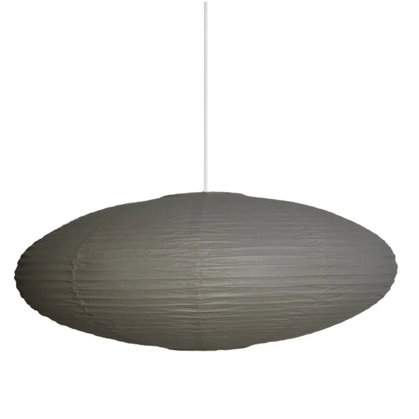 Papierowy abażur do lampy wiszącej Villo 60 2213253218 owalny brązowy