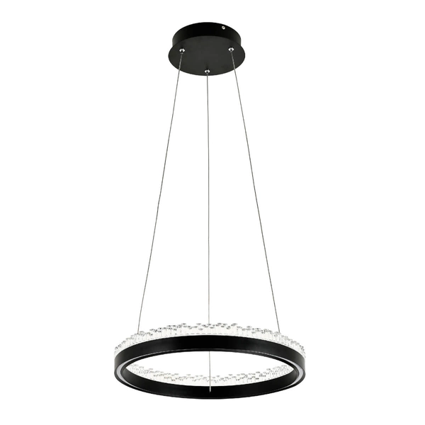 Pierścieniowa Lampa wisząca Regi PD2304400R-MB LED 30W 3000-5000K czarny