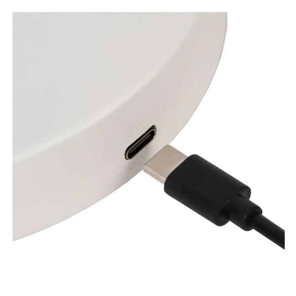 Lampa do sypialni stojąca STIRLING 36720/03/31 Lucide LED 3W 2700K biała