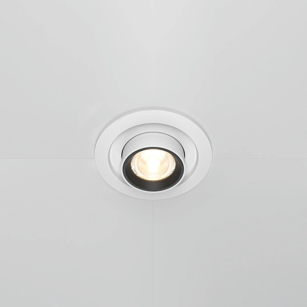 Lampa wpuszczana Hidden DL095-01-10W3K-W LED 10W 3000K reflektorek biała