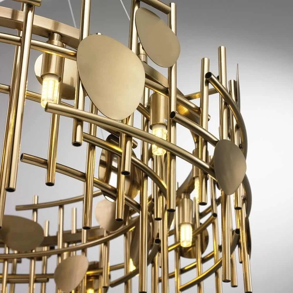 Żyrandol Plaquita CGPLAQUITA-60 COPEL dekoracyjny do salonu złoty