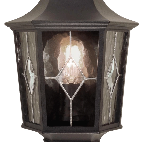 Lampa elewacyjna Norfolk NR7-2-BLK Elstead klasyczna latarenka czarna