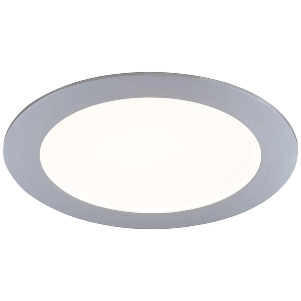 Wpust LAMPA sufitowa LOIS 5585 Rabalux okrągła OPRAWA podtynkowa LED 12W 4000K do łazienki IP44 chrom