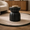 Stolik do nowoczesnych salonów ROLLING MM001501100314 czarny drewniany 35cm