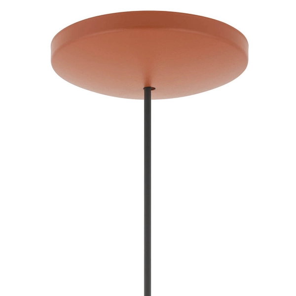 Druciana lampa wisząca nad stół PUMPKIN 11496 pomarańczowy