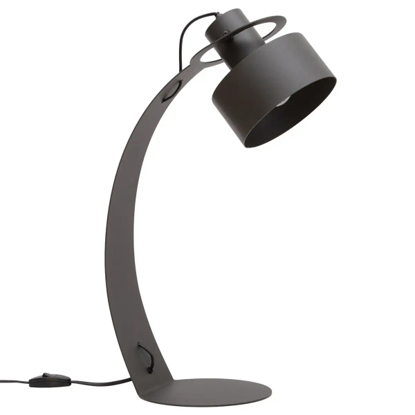 Stołowa lampa na biurko Rif 41445 metalowa regulowana ciemnozielona