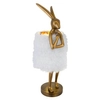 Stojąca lampka króliczek Flafi TL0108-M Yaskr metalowa biały złoty