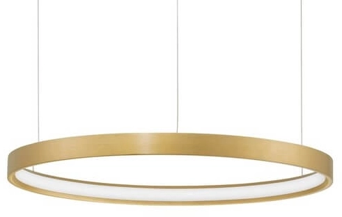 Ring lampa wisząca ZACAPU LE42790 do salonu LED 42W złota