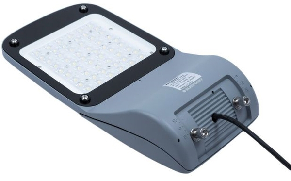 Lampa uliczna Blaupunkt LU98NW+FA1M+WSO1M+SO4M LED 98W metalowa biała