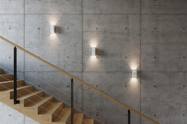 Kinkiet LAMPA ścienna SL.0477 prostokątna OPRAWA metalowa biała