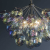 Designerska lampa wisząca Infinity 76450 Endon bubbles kolorowa chrom