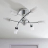 Metalowa lampa sufitowa Havana 146-6CH chrom przezroczysty
