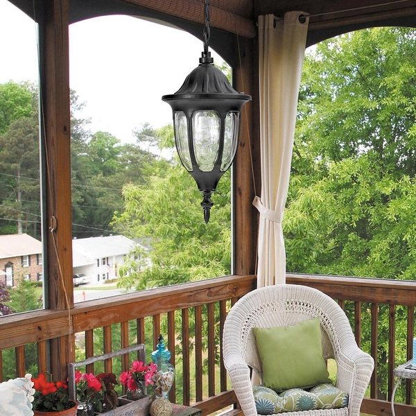 Wisząca LAMPA ogrodowa MILANO 8344 Rabalux klasyczna OPRAWA zewnętrzna ZWIS latarenka IP43 outdoor czarna