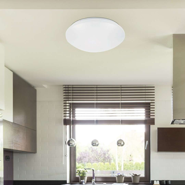 Natynkowa LAMPA sufitowa LUCAS 3436 Rabalux okrągła OPRAWA plafon LED 24W 4000K metalowy biały