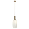 LAMPA wisząca SINOPIA 5224 Rabalux szklana OPRAWA podłużny zwis biały złoty