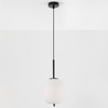 Nowoczesna lampa wisząca Marc LE42722 czarna do przedpokoju loftowy zwis