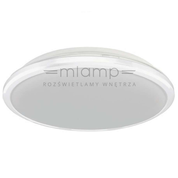 Łazienkowa LAMPA sufitowa TERMA ML6401 Milagro okrągła OPRAWA metalowa LED 18W 4000K plafon IP44 biały