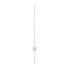 Minimalistyczna lampa ścienna SABER 11591 LED 11W 3000K metalowa biała