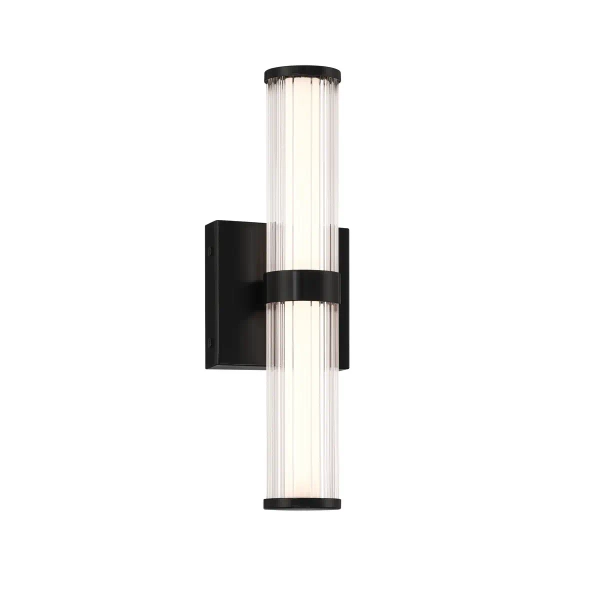 Łazienkowy kinkiet Fayton QN-FAYTON-S-BK LED 14W 3000K IP44 rurka czarny