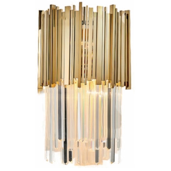 Lampa ścienna glamour CGVARPIPEORGANWALLBRASS do holu mosiądz