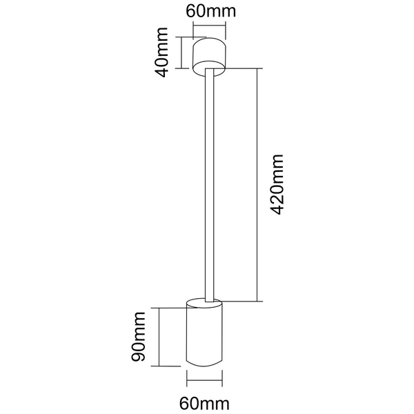 Spot LAMPA sufitowa Tuka Bianco L Orlicki Design regulowana OPRAWA metalowa downlight tuba biała