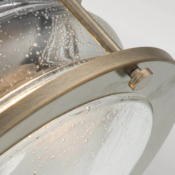 Szklany plafon Ashland Bay KL-ASHLANDBAY-F-BU Kichler do ogrodu IP44 brązowy