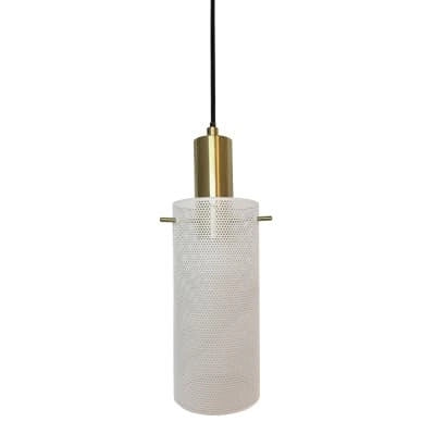 Zwisająca lampa glamour Tirana LP-945/1P WH Light Prestige salonowa biała