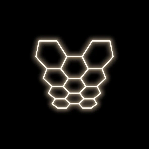 Liniowa lampa sufitowa Hexagon HEX-297X412-WW LED 331W 3000K IP54 biały