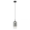 Sypialniana wisząca lampa 23217 LED 12W 3000K szklana przydymiona czarny