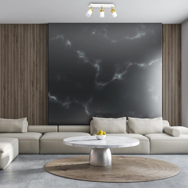 Regulowana LAMPA sufitowa JOKER MLP6130 Milagro metalowa OPRAWA plafon reflektorowy biały złoty