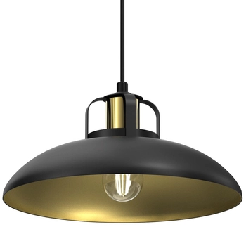 Lampa wisząca Felix MLP8906 Milagro metalowa okrągła czarna złota