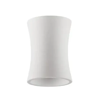 Nasufitowa lampa betonowa BELVIRO LE45296 tubka do jadalni biała