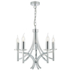 Świecznikowy żyrandol Lyon LYO0550 Dar Lighting na łańcuchu chrom