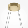 Salonowa lampa wisząca Halo MOD244PL-L50BSK Maytoni LED 40W 4000K mosiądz