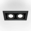 Oprawa wpuszczana modułowa podwójna LED 50W czarna Modern OUTLET