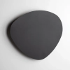 Minimalistyczny salonowy kinkiet Stone Black 10632 metalowy czarny