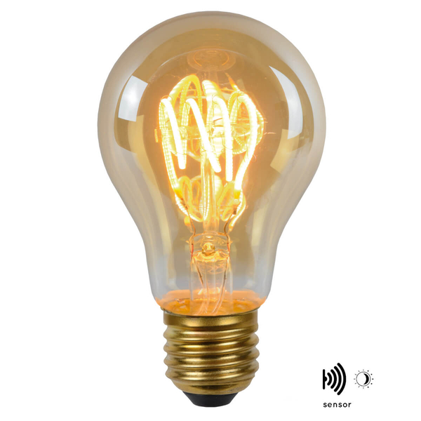 Klasyczna żarówka LED 49042/04/62 Lucide E27 4W 2200K 230lm bursztynowa