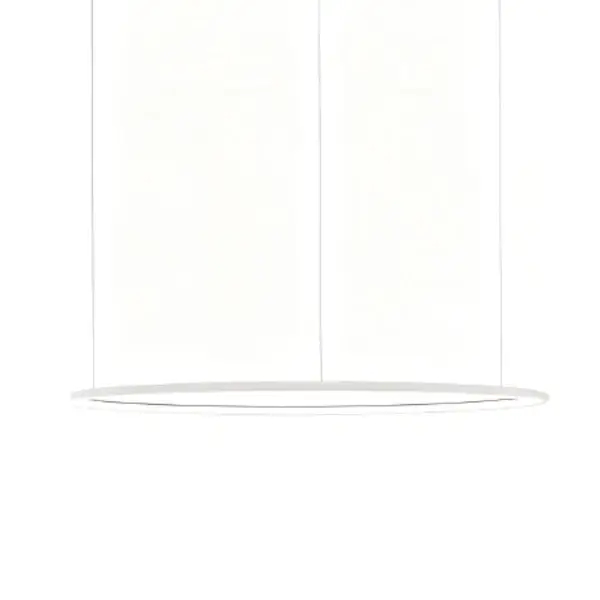 Potrójna wisząca lampa biała ringi LED 99W 3000K do sypialni nad stół pierścienie SLD/000011/3000/W/L