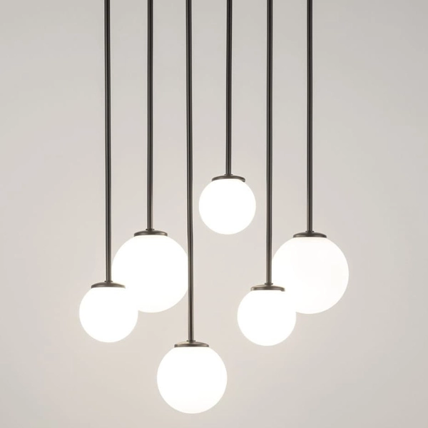 Sufitowa lampa szklane kule Tulia 33499 Sigma molekuły mleczne klosze